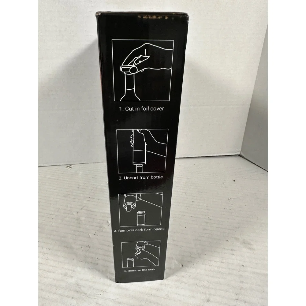 Roter Mond Electric Wine‎ Opener Set Stainless Steel Rechargeable KP1106C NIB